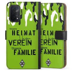 Sideflip mit langer Lasche schwarz