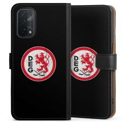 Sideflip mit langer Lasche schwarz