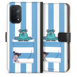 Sideflip mit langer Lasche schwarz