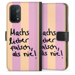 Sideflip mit langer Lasche schwarz