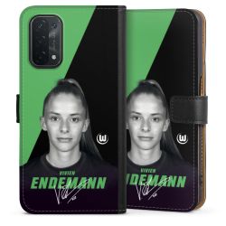 Sideflip mit langer Lasche schwarz