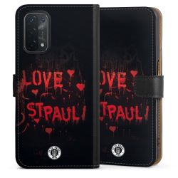 Sideflip mit langer Lasche schwarz