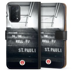 Sideflip mit langer Lasche schwarz