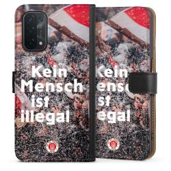 Sideflip mit langer Lasche schwarz