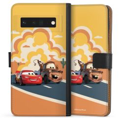 Sideflip mit langer Lasche schwarz