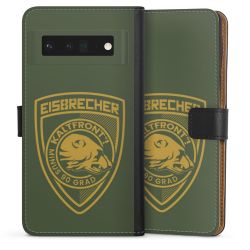 Sideflip mit langer Lasche schwarz