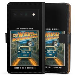 Sideflip mit langer Lasche schwarz