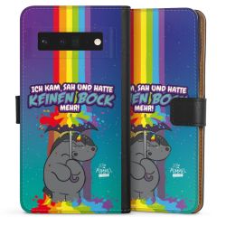 Sideflip mit langer Lasche schwarz