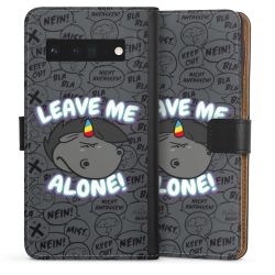 Sideflip mit langer Lasche schwarz