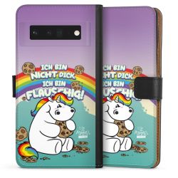 Sideflip mit langer Lasche schwarz