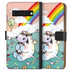 Sideflip mit langer Lasche schwarz