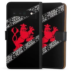 Sideflip mit langer Lasche schwarz