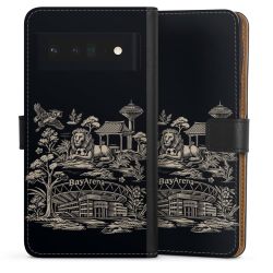 Sideflip mit langer Lasche schwarz