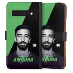 Sideflip mit langer Lasche schwarz