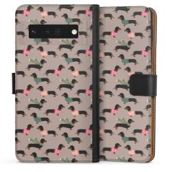 Sideflip mit langer Lasche schwarz