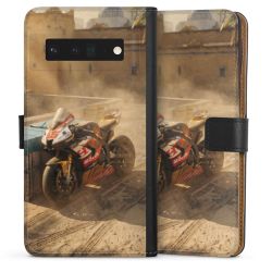 Sideflip mit langer Lasche schwarz