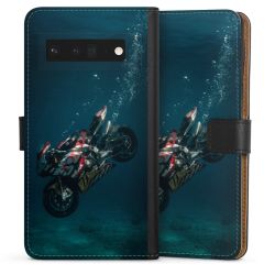 Sideflip mit langer Lasche schwarz