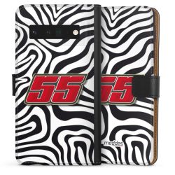 Sideflip mit langer Lasche schwarz