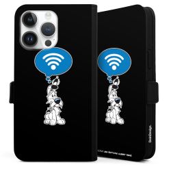 Sideflip mit Lasche schwarz