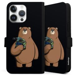 Sideflip mit Lasche schwarz