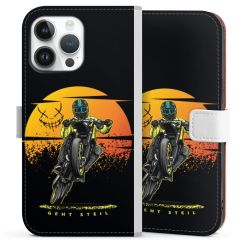 Sideflip mit Lasche weiß