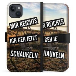 Sideflip mit langer Lasche schwarz