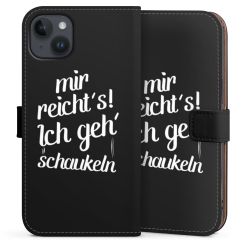 Sideflip mit langer Lasche schwarz