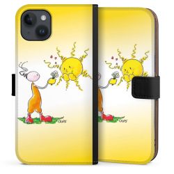 Sideflip mit langer Lasche schwarz