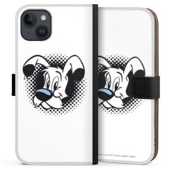 Sideflip mit langer Lasche schwarz