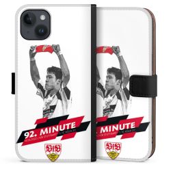 Sideflip mit langer Lasche schwarz