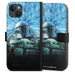 Sideflip mit langer Lasche schwarz