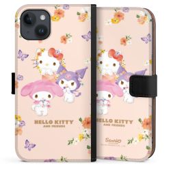 Sideflip mit langer Lasche schwarz