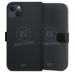 Sideflip mit langer Lasche schwarz