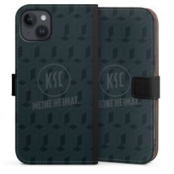 Sideflip mit langer Lasche schwarz