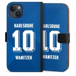 Sideflip mit langer Lasche schwarz