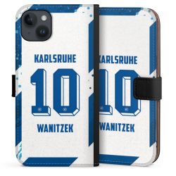 Sideflip mit langer Lasche schwarz