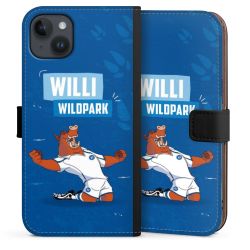 Sideflip mit langer Lasche schwarz