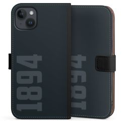 Sideflip mit langer Lasche schwarz