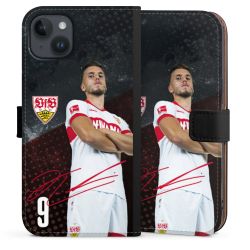 Sideflip mit langer Lasche schwarz