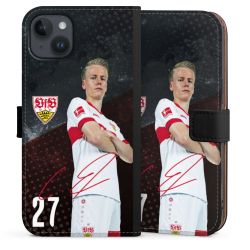 Sideflip mit langer Lasche schwarz