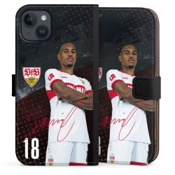 Sideflip mit langer Lasche schwarz