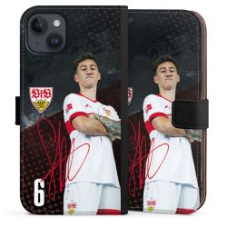 Sideflip mit langer Lasche schwarz