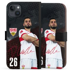 Sideflip mit langer Lasche schwarz