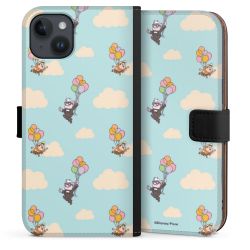 Sideflip mit langer Lasche schwarz