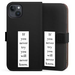 Sideflip Fodral med flap svart