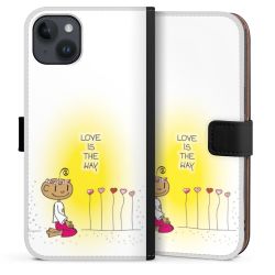 Sideflip mit langer Lasche schwarz