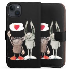 Sideflip Fodral med flap svart