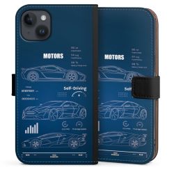 Sideflip Fodral med flap svart