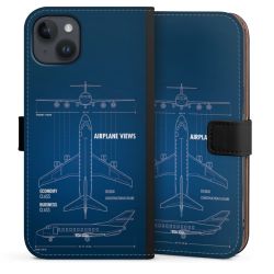 Sideflip Fodral med flap svart