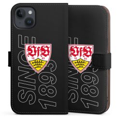 Sideflip mit langer Lasche schwarz